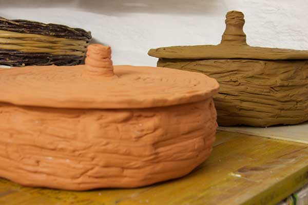 tegame in ceramica da forno tiella
